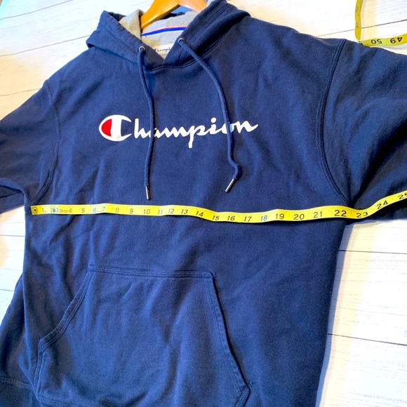 Champion Blue Hoodie Sweatshirt - Picture 4 of 5